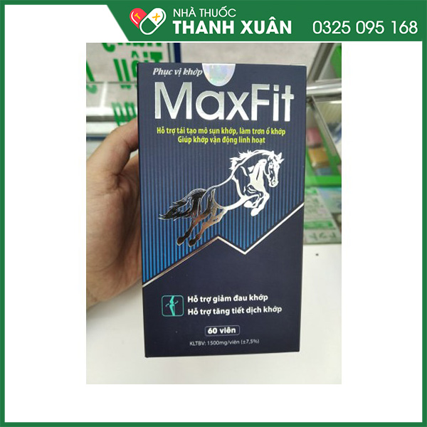 Viên uống MaxFit tái tạo mô sụn khớp, làm trơn ổ khớp, giảm đau khớp giúp vận động linh hoạt